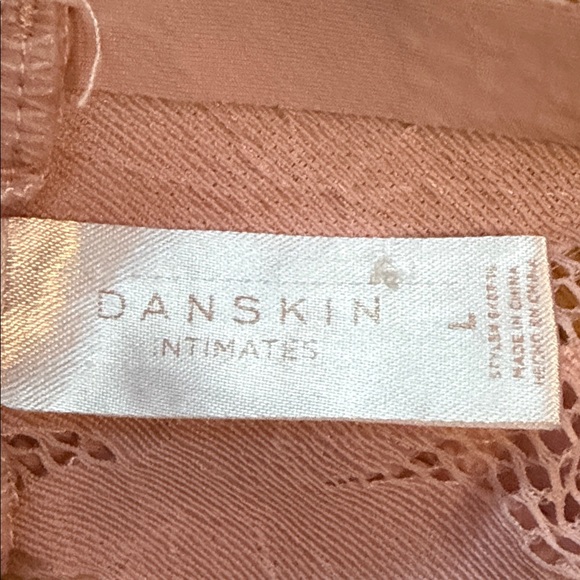 Danskin Women's Lace Trim Panties - Gray, Brown, Lavendar, Pink, Cream - Picture 3 of 3